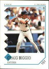 Craig Biggio #151 Baseball Cards 1992 Panini Stickers Prices