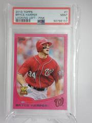 Bryce Harper [Looking Left Pink] #1 Baseball Cards 2013 Topps Prices