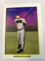 Derek Jeter [White Purple Sky] #230 Baseball Cards 2005 Topps Turkey Red Prices