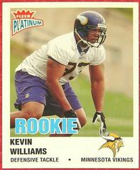 Kevin Williams [Finish] Football Cards 2003 Fleer Platinum Prices