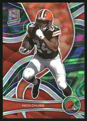 Nick Chubb [Neon Marble] #23 Football Cards 2022 Panini Spectra Prices