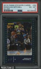 Donovan Mitchell [Silver] Basketball Cards 2019 Panini Stickers Cards Prices