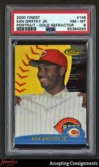 Ken Griffey Jr. [Portrait Gold Refractor] #146 Baseball Cards 2000 Finest Prices