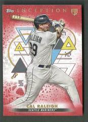 Cal Raleigh [Red] #3 Baseball Cards 2022 Topps Inception Prices