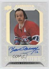 Yvan Cournoyer Hockey Cards 2021 Upper Deck Ovation Standing Signatures Prices
