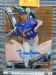Randy Johnson [Orange Magma Diffractor] #HT-RJ Baseball Cards 2016 Topps High Tek Autograph Prices