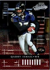 Qadry Ismail #7 Football Cards 2001 Playoff Absolute Memorabilia Prices