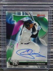Everson Pereira [Green Refractor] Baseball Cards 2020 Bowman's Best of 2020 Autographs Prices