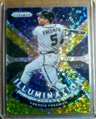 Freddie Freeman [Gold Donut Circles Prizm] #IL-9 Baseball Cards 2021 Panini Prizm Illumination Prices