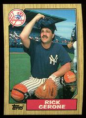 Rick Cerone #21T Baseball Cards 1987 Topps Traded Tiffany Prices