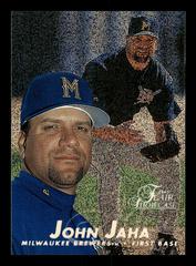 John Jaha [Row 0] #169 Baseball Cards 1997 Flair Showcase Prices