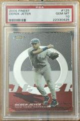 Derek Jeter #125 Baseball Cards 2005 Finest Prices