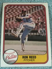 Ron Reed #11 Baseball Cards 1981 Fleer Prices