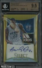 Anthony Davis [Jersey Autograph Gold Prizm] Basketball Cards 2012 Panini Select Prices