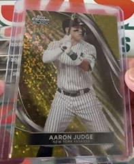Aaron Judge [Gold Mini-Diamond Refractor] #100 Baseball Cards 2024 Topps Chrome Black Prices