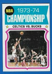 NBA Championship #164 Basketball Cards 1974 Topps Prices