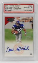 Deuce McAllister [Certified Autograph] Football Cards 2001 Topps Debut Prices