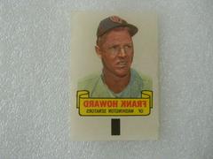 Frank Howard Baseball Cards 1966 Topps Rub Offs Prices