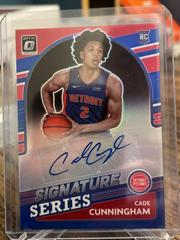 Cade Cunningham [Pink] #SS-CCN Basketball Cards 2021 Panini Donruss Optic Signature Series Prices