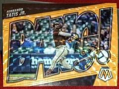 Fernando Tatis Jr. [Orange Fluorescent] #BG-1 Baseball Cards 2022 Panini Mosaic Bang Prices