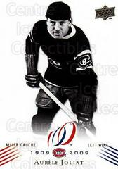 Aurele Joliat Hockey Cards 2008 Upper Deck Montreal Canadiens Centennial Prices