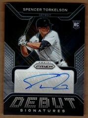 Spencer Torkelson Baseball Cards 2022 Panini Prizm Debut Signatures Prices