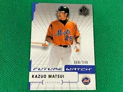 Kazuo Matsui #180 Baseball Cards 2004 SP Authentic Prices