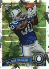 Delone Carter [Refractor] #106 Football Cards 2011 Topps Chrome Prices