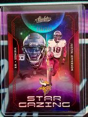 Justin Jefferson [Spectrum Red] #SG-13 Football Cards 2023 Panini Absolute Star Gazing Prices