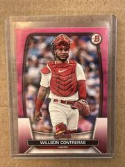 Willson Contreras [Fuchsia] #100 Baseball Cards 2023 Bowman Prices