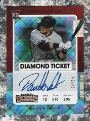 Daulton Varsho [Autograph Diamond] Baseball Cards 2021 Panini Contenders Prices