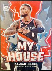 Damian Lillard #2 Basketball Cards 2022 Panini Donruss Optic My House Prices