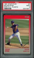 Nolan Ryan [5000 K's! Plastic] #7 Baseball Cards 1991 Star Ryan Prices
