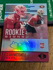 Elijah Mitchell [Black] #RS-ELM Football Cards 2021 Panini Illusions Rookie Signs Autographs Prices