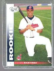 Victor Martinez Baseball Cards 2002 Leaf Prices