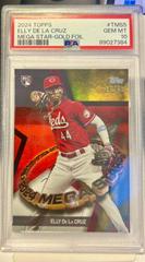 Elly De La Cruz [Gold Foil] #TMS-5 Baseball Cards 2024 Topps Mega Star Prices