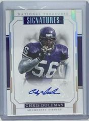 Chris Doleman [Holo Silver] Football Cards 2018 National Treasures Signatures Prices