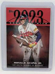 Ronald Acuna Jr. [Umbrellas] #1 Baseball Cards 2024 Topps Prices