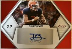 Tommy Devito [Red] #A-TD Football Cards 2023 Sage Autographs Prices