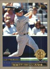 Matt Williams #5 Baseball Cards 2000 Topps Prices