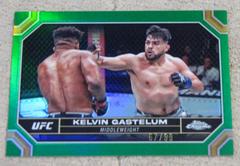 Kelvin Gastelum [Green Refractor] #110 Ufc Cards 2024 Topps Chrome UFC Prices