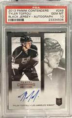 Tyler Toffoli [Black Jersey Autograph] Hockey Cards 2013 Panini Contenders Prices