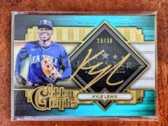 Kyle Lewis #GG-KL Baseball Cards 2022 Topps Five Star Golden Graphs Autographs Prices