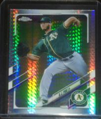 A. J. Puk [Prism Refractor] #90 Baseball Cards 2021 Topps Chrome Prices