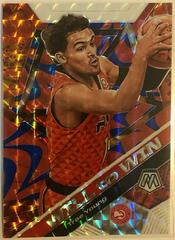 Trae Young [Reactive Blue] #11 Basketball Cards 2019 Panini Mosaic Will to Win Prices