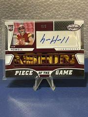 Sam Howell [Purple] #PGS-SH Football Cards 2022 Panini Certified Piece of the Game Signatures Prices