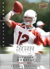Anthony Morelli Football Cards 2008 Upper Deck First Edition Prices