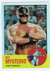 Rey Mysterio [Refractor] #45 Wrestling Cards 2007 Topps Heritage II Chrome WWE Prices