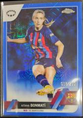Aitana Bonmati [Blue Mojo] Soccer Cards 2022 Topps Chrome UEFA Women's Champions League Prices