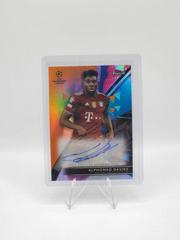 Alphonso Davies [Orange] Soccer Cards 2021 Topps Finest UEFA Champions League Autographs Prices